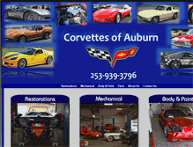 Tablet Screenshot of corvettesofauburn.com